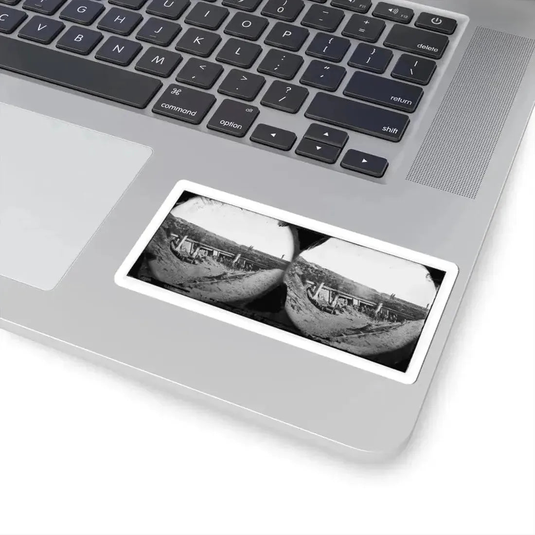 Fort Fisher, N.C. Interior of the  Pulpit ; Another View (U.S. Civil War) STICKER Vinyl Kiss-Cut Decal - The Sticker Space