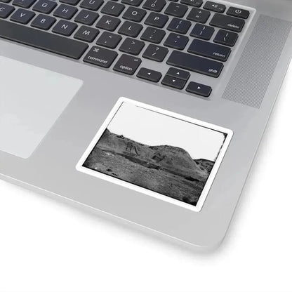 Fort Fisher, N.C. Interior View of Transverse and Magazine on the Land Front (U.S. Civil War) STICKER Vinyl Kiss-Cut Decal - The Sticker Space
