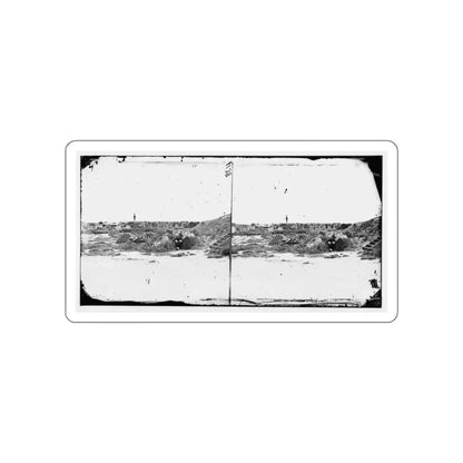 Fort Fisher, N.C. Interior View (U.S. Civil War) STICKER Vinyl Die-Cut Decal White Die-Cut 3 Inch - The Sticker Space