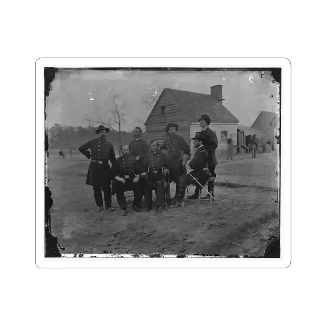 Fort Harrison, Va. Group of Surgeons of the Army of the James (U.S. Civil War) STICKER Vinyl Kiss-Cut Decal 3 Inch White - The Sticker Space