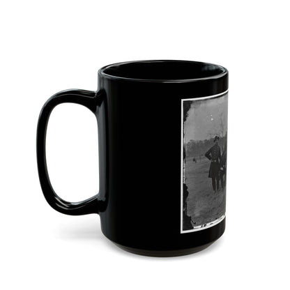 Fort Harrison, Va. Group Of Surgeons Of The Army Of The James (U.S. Civil War) Black Coffee Mug-The Sticker Space