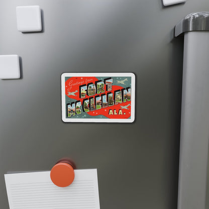 Fort McClellan Alabama (Greeting Postcards) Die-Cut Magnet-The Sticker Space