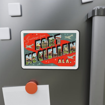 Fort McClellan Alabama (Greeting Postcards) Die-Cut Magnet-The Sticker Space