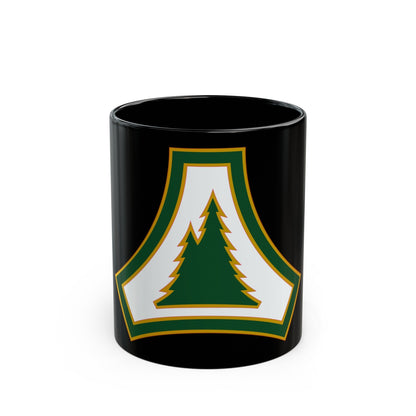 Fort McCoy (U.S. Army) Black Coffee Mug-11oz-The Sticker Space