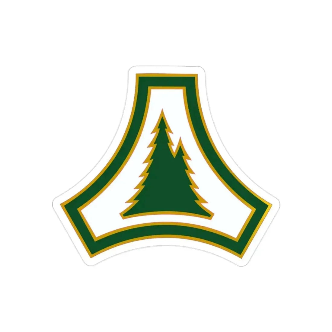 Fort McCoy (U.S. Army) REVERSE PRINT Transparent Die-Cut STICKER 2 Inch Die-Cut Transparent - The Sticker Space