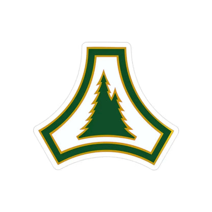 Fort McCoy (U.S. Army) REVERSE PRINT Transparent Die-Cut STICKER 2 Inch Die-Cut Transparent - The Sticker Space