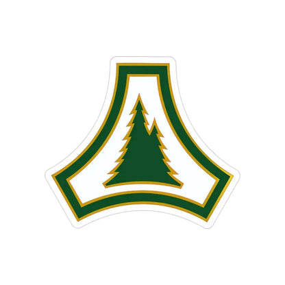 Fort McCoy (U.S. Army) REVERSE PRINT Transparent Die-Cut STICKER 3 Inch Die-Cut Transparent - The Sticker Space