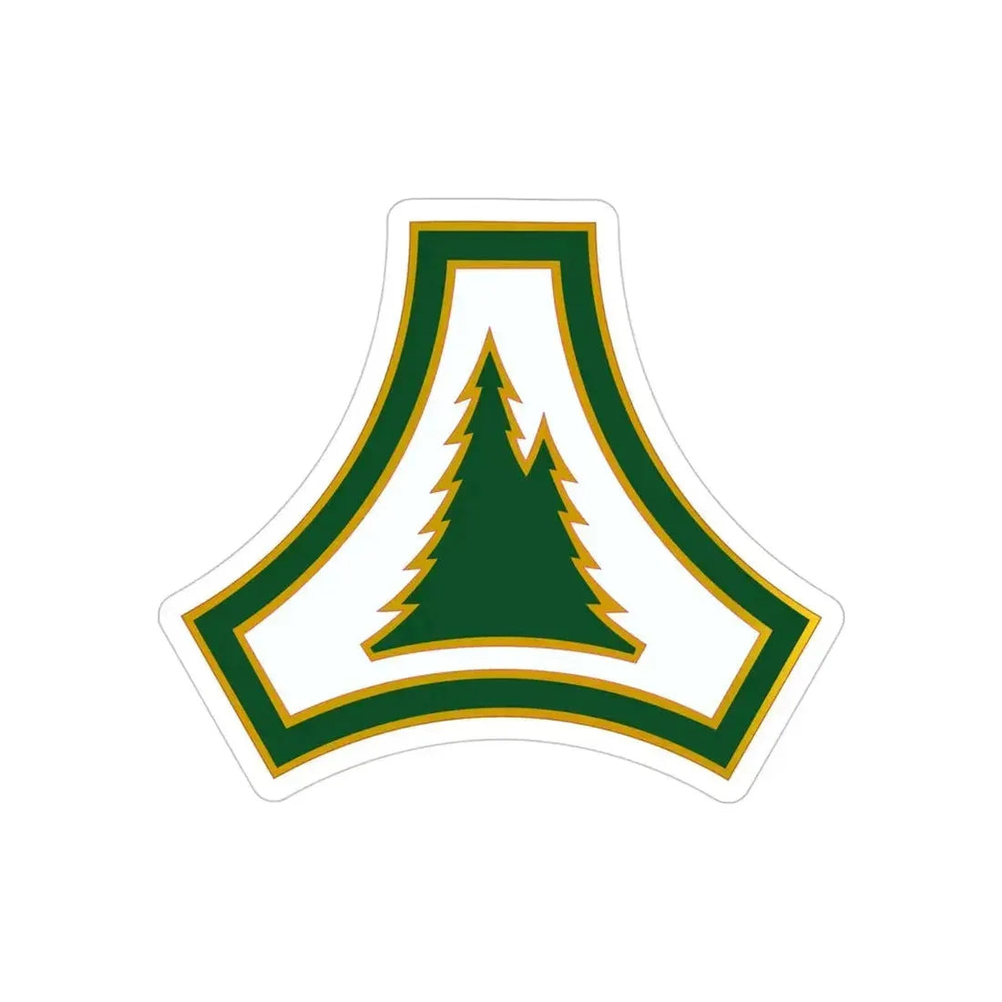 Fort McCoy (U.S. Army) REVERSE PRINT Transparent Die-Cut STICKER 4 Inch Die-Cut Transparent - The Sticker Space