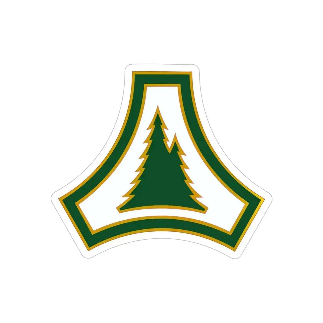 Fort McCoy (U.S. Army) REVERSE PRINT Transparent Die-Cut STICKER 5 Inch Die-Cut Transparent - The Sticker Space