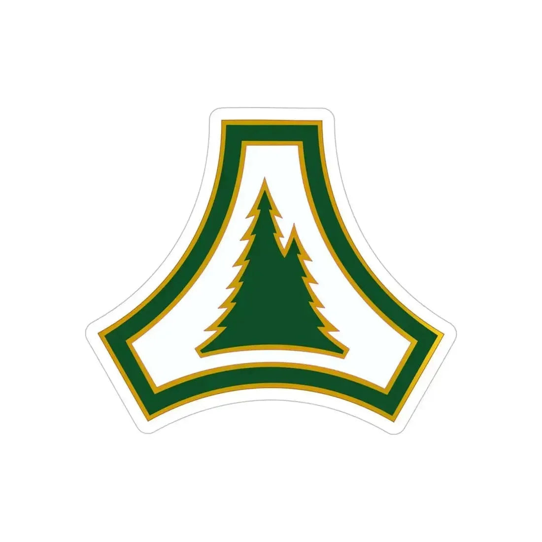 Fort McCoy (U.S. Army) REVERSE PRINT Transparent Die-Cut STICKER - The Sticker Space