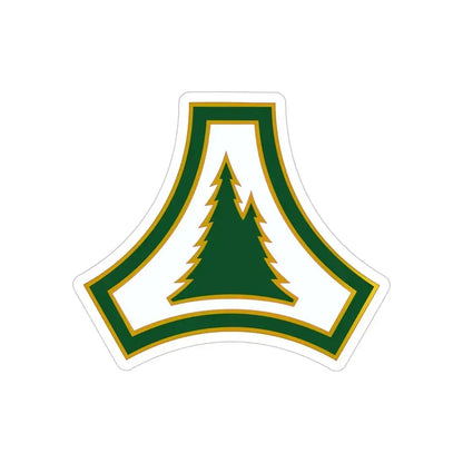 Fort McCoy (U.S. Army) REVERSE PRINT Transparent Die-Cut STICKER - The Sticker Space