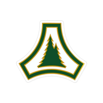 Fort McCoy (U.S. Army) REVERSE PRINT Transparent Die-Cut STICKER - The Sticker Space