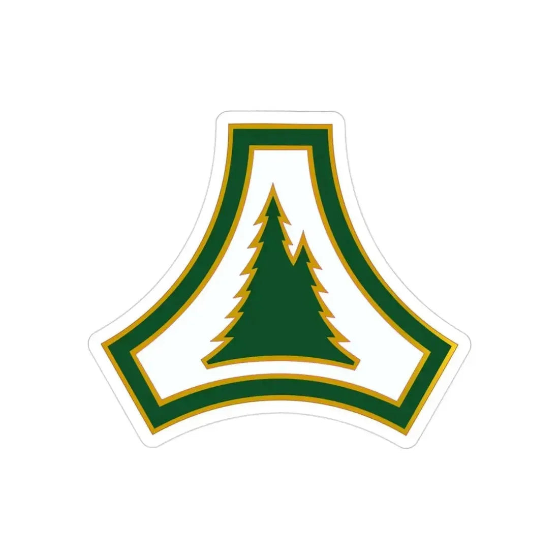 Fort McCoy (U.S. Army) REVERSE PRINT Transparent Die-Cut STICKER - The Sticker Space