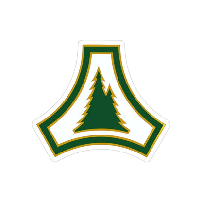 Fort McCoy (U.S. Army) REVERSE PRINT Transparent Die-Cut STICKER - The Sticker Space