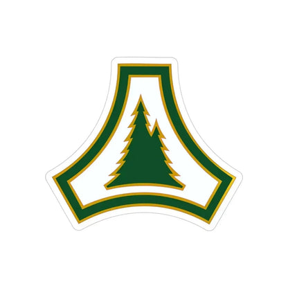 Fort McCoy (U.S. Army) REVERSE PRINT Transparent Die-Cut STICKER - The Sticker Space