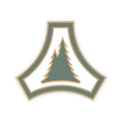 Fort McCoy (U.S. Army) STICKER Vinyl Kiss-Cut Decal 4 Inch Transparent - The Sticker Space