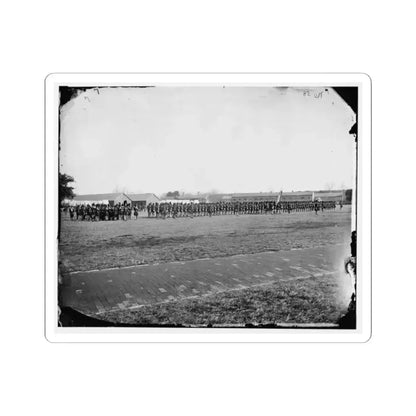 Fort Monroe, Va. 3D Pennsylvania Heavy Artillery on Parade (U.S. Civil War) STICKER Vinyl Kiss-Cut Decal 2 Inch White - The Sticker Space