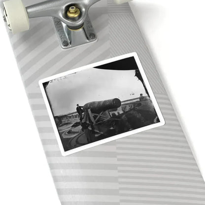 Fort Monroe, Va. The  Lincoln Gun,  a 15-Inch Rodman Columbiad (U.S. Civil War) STICKER Vinyl Kiss-Cut Decal - The Sticker Space