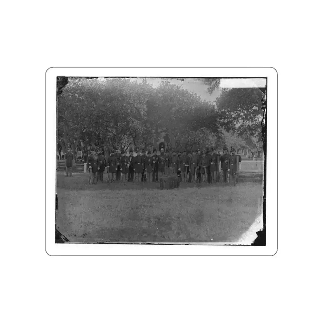 Fort Monroe, Va. The Post Band (U.S. Civil War) STICKER Vinyl Die-Cut Decal White Die-Cut 5 Inch - The Sticker Space