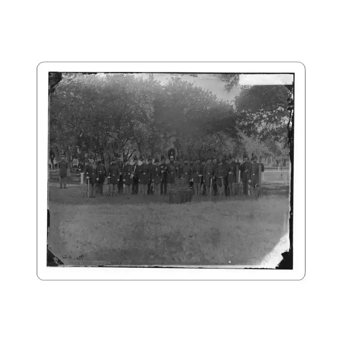 Fort Monroe, Va. The Post Band (U.S. Civil War) STICKER Vinyl Kiss-Cut Decal 3 Inch White - The Sticker Space