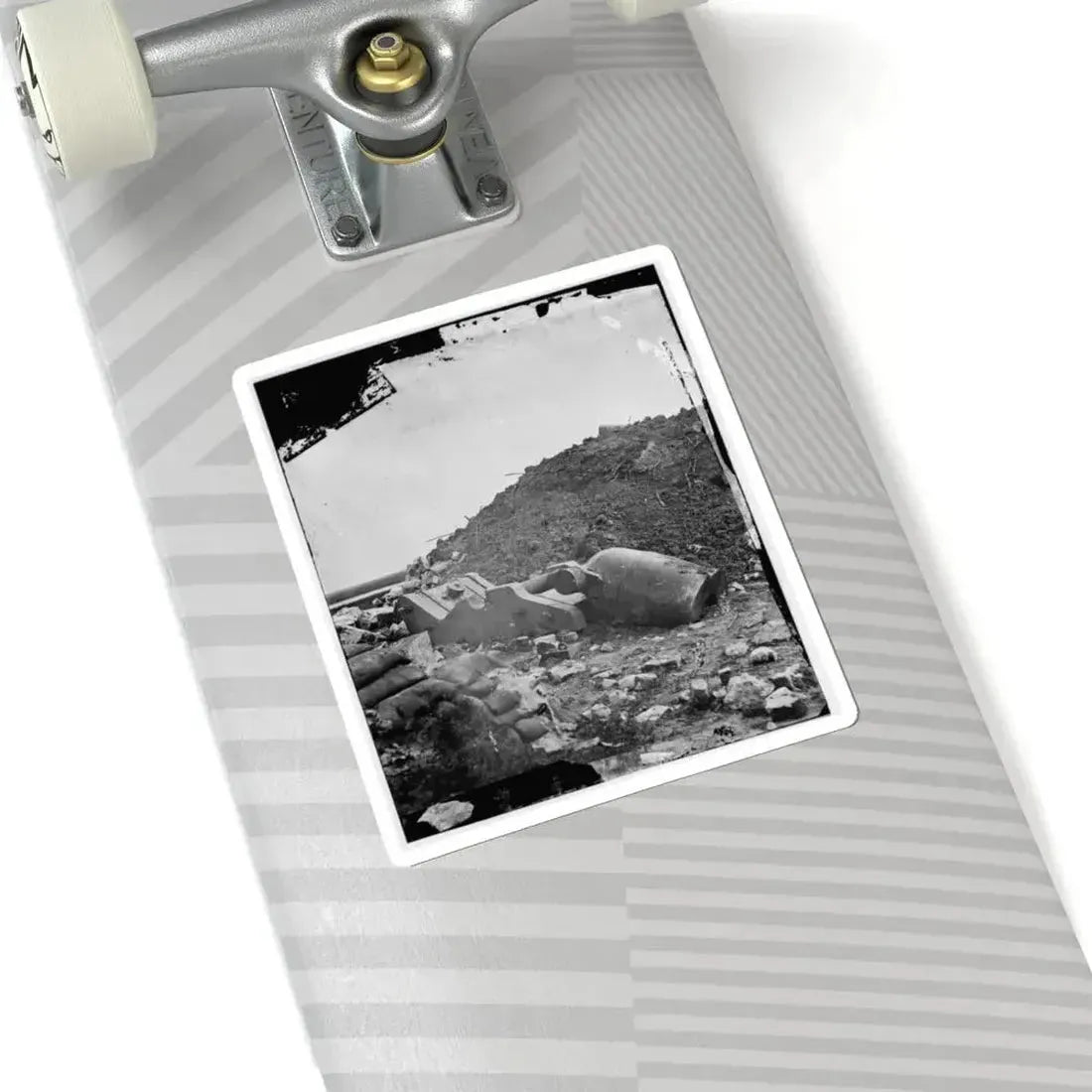 Fort Pulaski, Ga. Dismounted Mortar (U.S. Civil War) STICKER Vinyl Kiss-Cut Decal - The Sticker Space