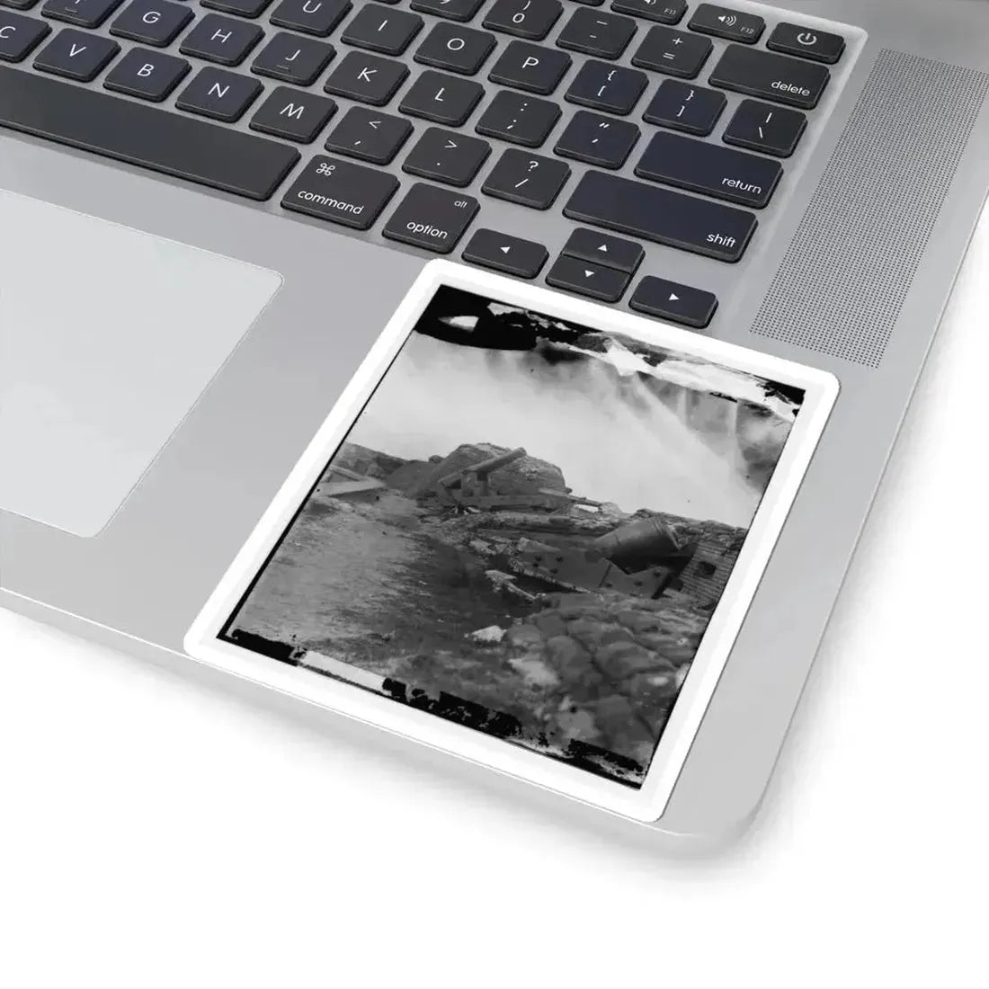 Fort Pulaski, Ga. Interior View of Front Parapet (U.S. Civil War) STICKER Vinyl Kiss-Cut Decal - The Sticker Space