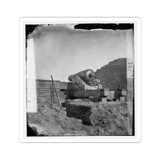 Fort Pulaski, Ga. The  Beauregard  Gun (U.S. Civil War) STICKER Vinyl Kiss-Cut Decal 2 Inch White - The Sticker Space