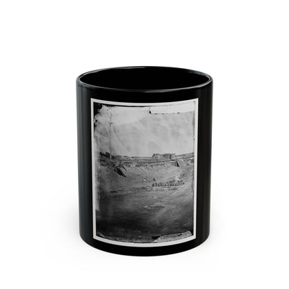 Fort Pulaski, Ga. Interior View Of Rear Parapet (U.S. Civil War) Black Coffee Mug