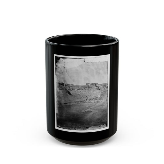 Fort Pulaski, Ga. Interior View Of Rear Parapet (U.S. Civil War) Black Coffee Mug