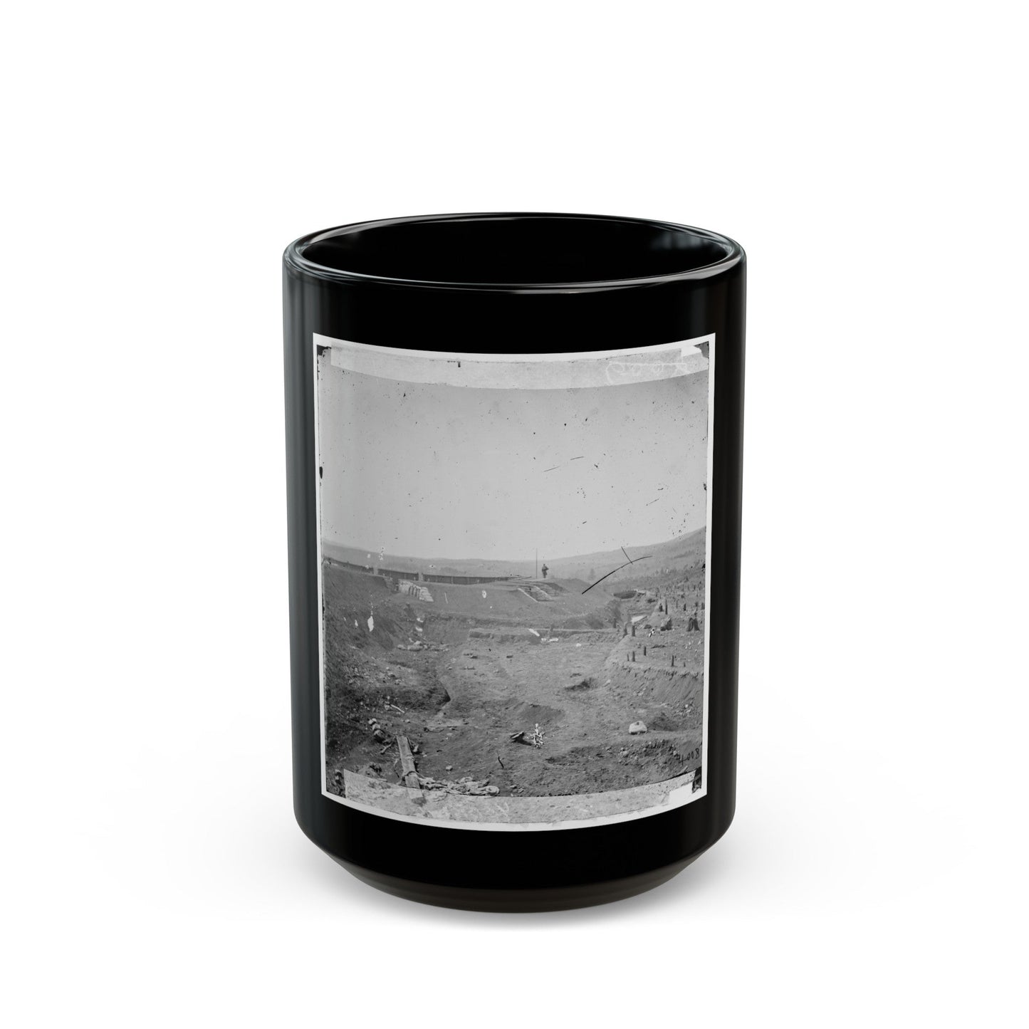 Fort Sanders, Knoxville, Tennessee-2 (U.S. Civil War) Black Coffee Mug-15oz-The Sticker Space