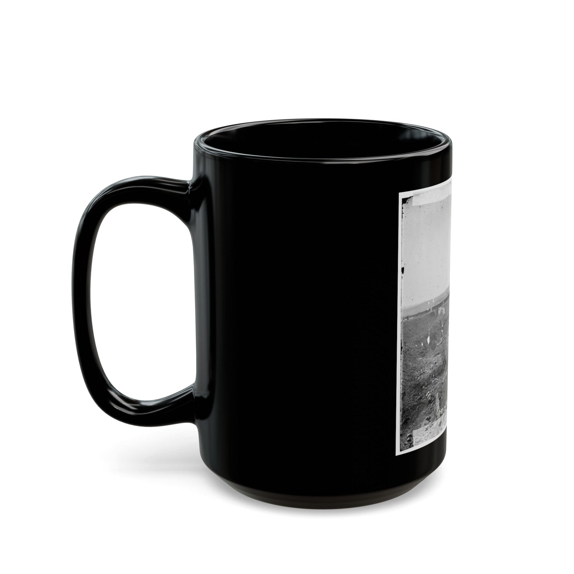 Fort Sanders, Knoxville, Tennessee-2 (U.S. Civil War) Black Coffee Mug-The Sticker Space