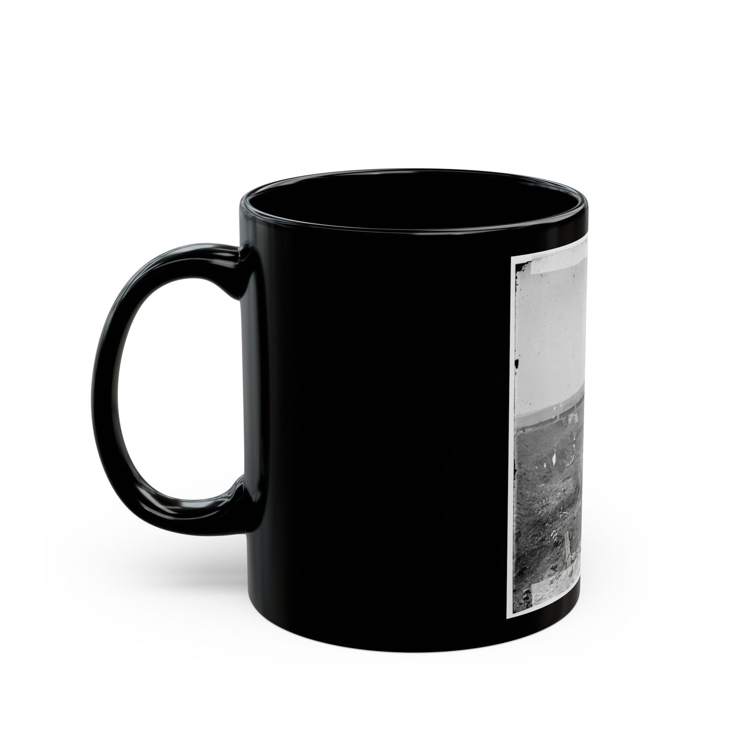 Fort Sanders, Knoxville, Tennessee-2 (U.S. Civil War) Black Coffee Mug-The Sticker Space