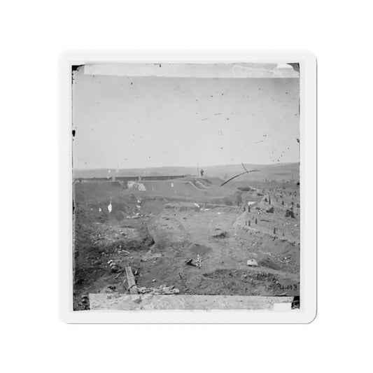 Fort Sanders, Knoxville, Tennessee-2 (U.S. Civil War) Refrigerator Magnet 2 Inch Die-Cut - The Sticker Space