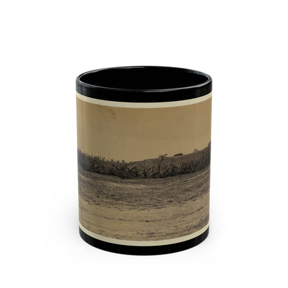 Fort Sedgwick Near Petersburg (U.S. Civil War) Black Coffee Mug-11oz-The Sticker Space