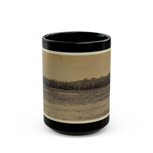 Fort Sedgwick Near Petersburg (U.S. Civil War) Black Coffee Mug-15oz-The Sticker Space