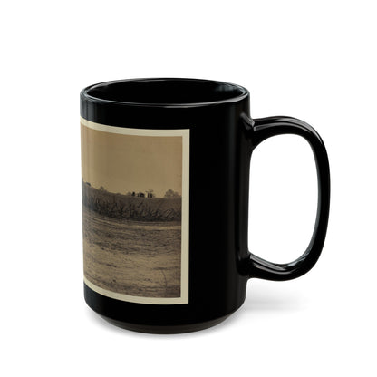 Fort Sedgwick Near Petersburg (U.S. Civil War) Black Coffee Mug-The Sticker Space