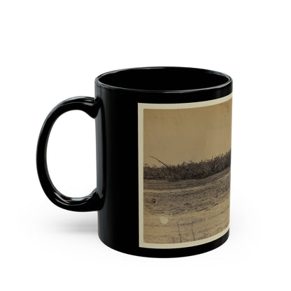 Fort Sedgwick Near Petersburg (U.S. Civil War) Black Coffee Mug-The Sticker Space