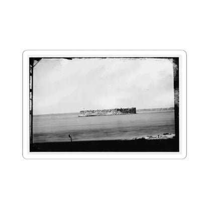 Fort Sumter 001 (U.S. Civil War) STICKER Vinyl Kiss-Cut Decal 3 Inch White - The Sticker Space