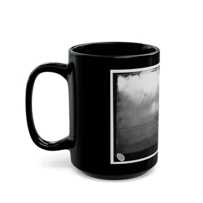 Fort Sumter (U.S. Civil War) Black Coffee Mug-The Sticker Space