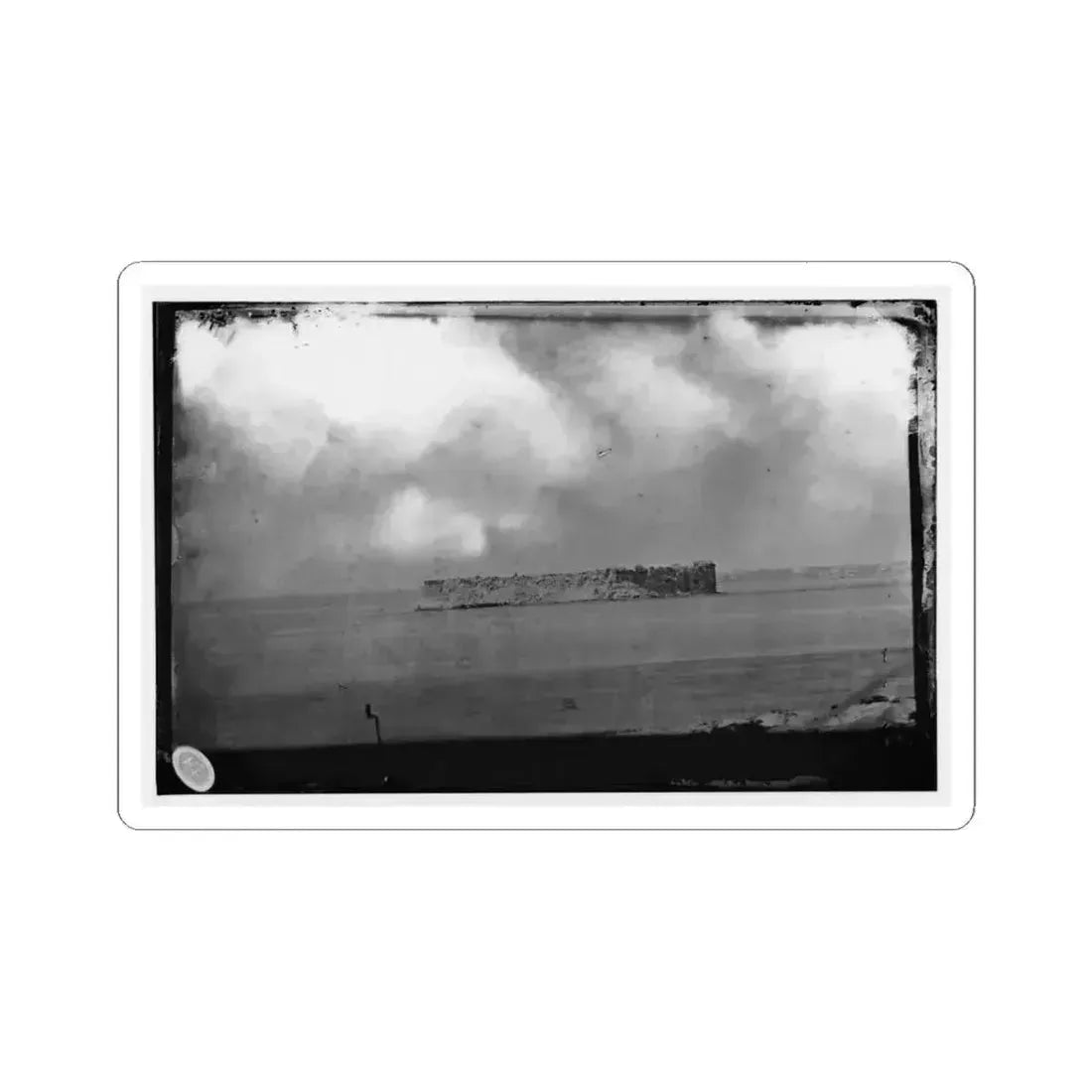 Fort Sumter (U.S. Civil War) STICKER Vinyl Kiss-Cut Decal 4 Inch White - The Sticker Space