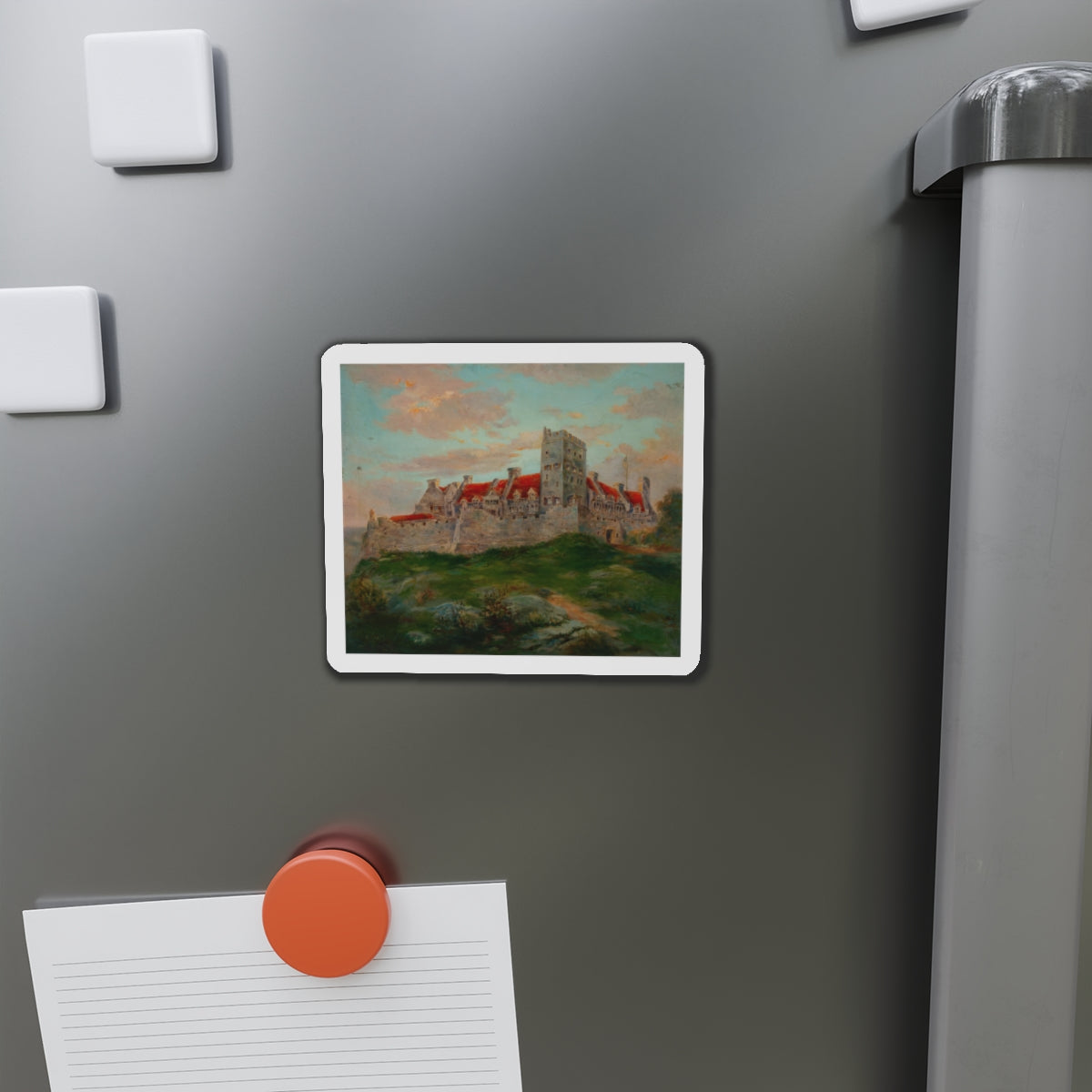 Fort Ticonderoga (Magazine Illustration) Refrigerator Magnet-The Sticker Space