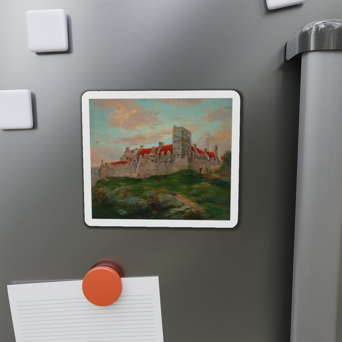 Fort Ticonderoga (Magazine Illustration) Refrigerator Magnet-The Sticker Space