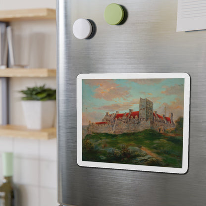 Fort Ticonderoga (Magazine Illustration) Refrigerator Magnet-The Sticker Space