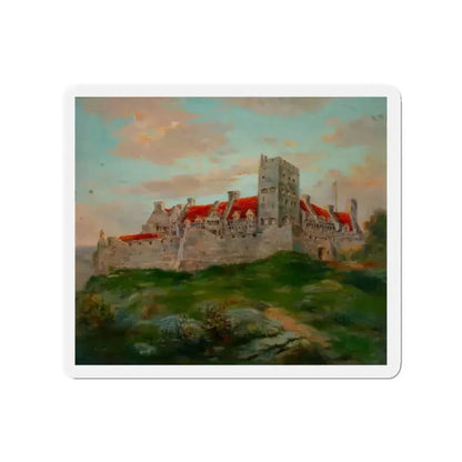 Fort Ticonderoga (Magazine Illustration) Refrigerator Magnet 3 Inch Die-Cut - The Sticker Space
