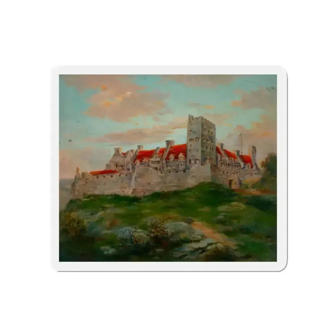 Fort Ticonderoga (Magazine Illustration) Refrigerator Magnet - The Sticker Space