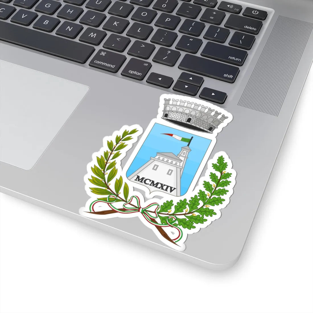 Forte dei Marmi-Stemma (Italy) (Coat of Arms) STICKER Vinyl Kiss-Cut Decal - The Sticker Space