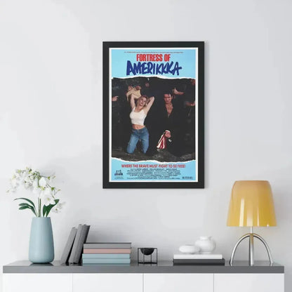 FORTRESS OF AMERIKKKA 1989 - Framed Movie Poster - The Sticker Space