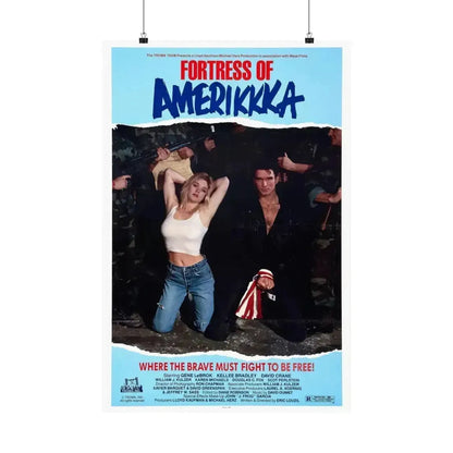 FORTRESS OF AMERIKKKA 1989 - Paper Movie Poster 20″ x 30″ Matte - The Sticker Space