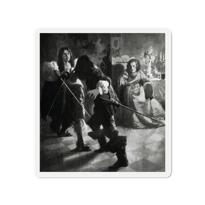 Fortune's Fool (2), McCalls magazine, January 1923 (Magazine Illustration) Refrigerator Magnet 2 Inch Die-Cut - The Sticker Space