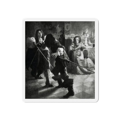 Fortune's Fool (2), McCalls magazine, January 1923 (Magazine Illustration) Refrigerator Magnet 3 Inch Die-Cut - The Sticker Space